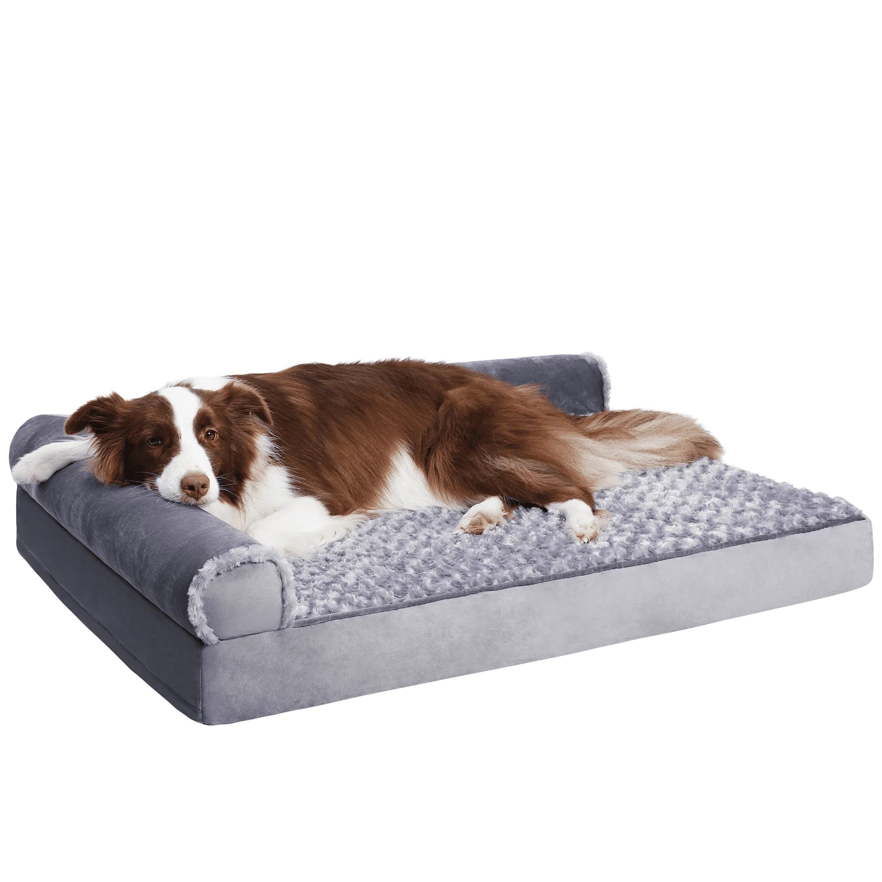 36" Large Dogs Soft Dog Bed Sofa with Egg Crate Foam