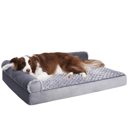 36" Large Dogs Soft Dog Bed Sofa with Egg Crate Foam