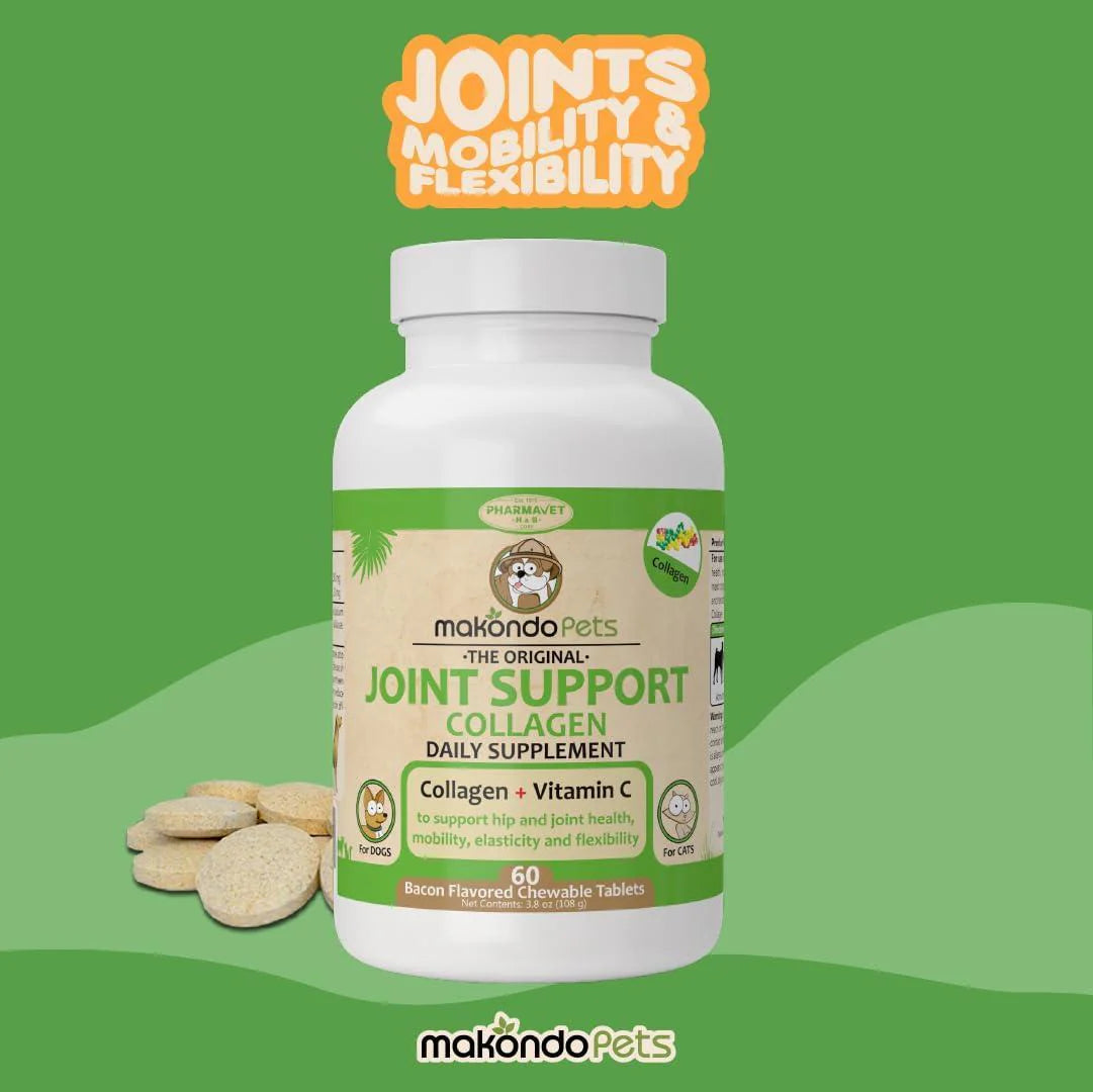 Hip and Joint Supplement for Dogs with Chondroitin Collagen and Turmeric